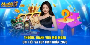 Thưởng Thành Viên Mới MU88 | Chi Tiết Và Quy Định Nhận 2026